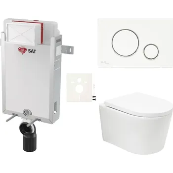 Klozet Siko Závěsný WC set k zazdění SAT BREVIS SZBRTOR70