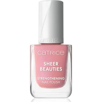 Přípravek na nehty Catrice Sheer Beauties Strengthening Nail Polish posilující lak na nehty odstín 050 Peonies, Please! 10.5 ml