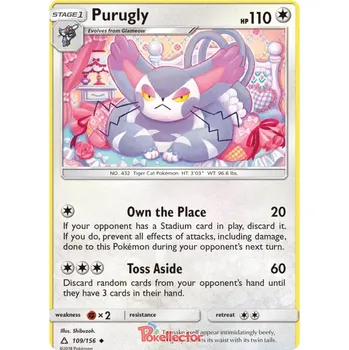 Sběratelská karetní hra Purugly 109/156 - Ultra Prism Typ karty: Non-Holo