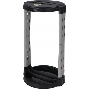 Odpadkový koš Odpadkový koš plastový černý s klapkou 120 l