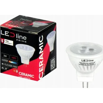 Žárovka LED žárovka MR11 LEDLine 3W 330 lm neutrální bílá 4000 K