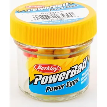 Umělá nástraha 40ks Umělá nástraha Berkley PowerBait Power Eggs Floating Magnum Sunrise