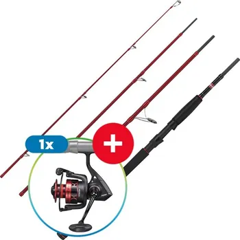 Rybářský prut Prut + Naviják Penn Fierce IV Travel Spin Combo 2,74m 20-80gr 4000
