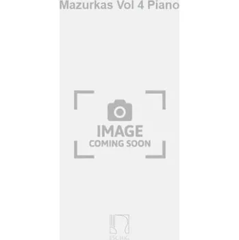 Alexandre Tansman: Mazurkas Vol. 4 (noty na klavír)