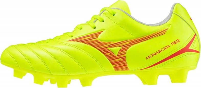 MIZUNO MONARCIDA NEO III SELECT FG KOPAČKY PÁNSKÉ - Neon žlutá - velikost 8,5