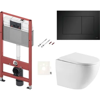 Klozet Siko Závěsný WC set do lehkých stěn / předstěnová SAT TSTOR67414