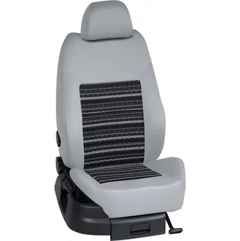 Potah sedadla Autopotahy Škoda ROOMSTER / 2006 - 2015, Roomster, KOMFORT > OR 0358 (OR 0358 / Světle šedý bok)