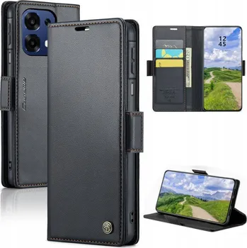 Pouzdro na mobilní telefon Flipové pouzdro Caseme pro Oppo A6 Pro, černé