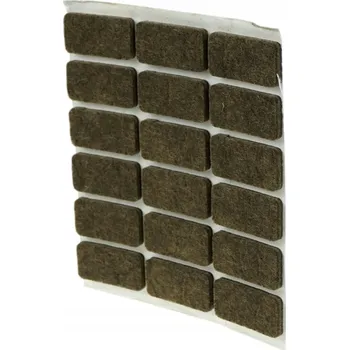 Podložka pod nábytek Plstěné podložky pod nábytek plst 15 x 30, hnědé