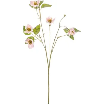 umělá květina Autronic Čemeřice - umělá řezaná květina, barva bílá, sada 12 ks