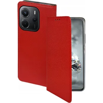 Pouzdro na mobilní telefon Flipové pouzdro BBE CASE pro Xiaomi Redmi Note 14 5G červené