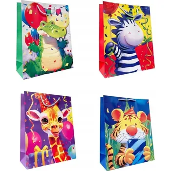 Dárková taška Dárková Taška pro děti S - Zvířátka ZOO