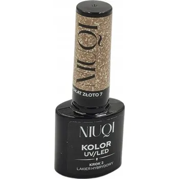 Lak na nehty NIUQI Třpytky Zlaté 7