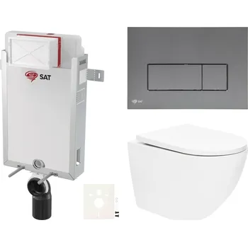 Klozet Siko Závěsný WC set k zazdění SAT SZTOR67GMM