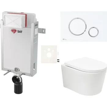 Klozet Siko Závěsný WC set k zazdění SAT BREVIS SZBRTOR76