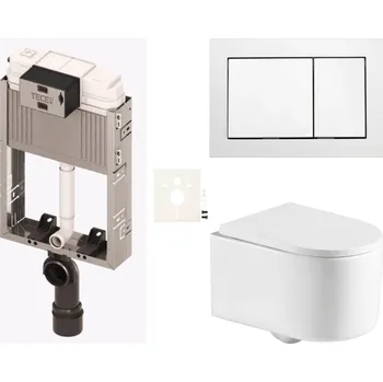 Klozet Siko Závěsný WC set k zazdění SAT TZTOR72B