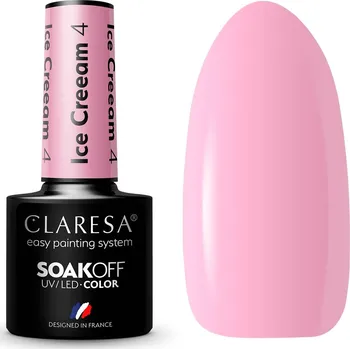 Přípravek na nehty Hybridní lak barevný lak Claresa 4,5 ml