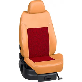 Potah sedadla Autopotahy Volkswagen TOURAN / TOURAN /10.2010-09.2015, Touran (7 míst), KOŽENKA > OR 0440 (OR 0440 / Hnědý koženkový bok)