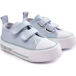 Dětské látkové tenisky se suchým zipem modré BIG STAR Velikost: 18