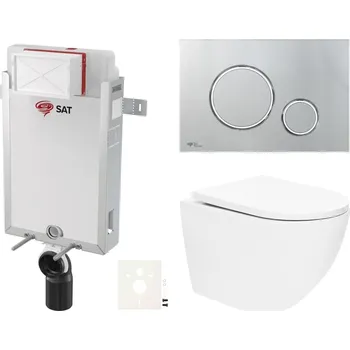 Klozet Siko Závěsný WC set k zazdění SAT SZTOR6771