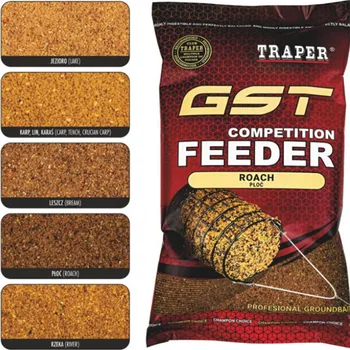 Návnadová surovina Krmítková Směs Traper Method Feeder GST Competition 1kg Cejn Černý