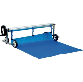 Bazénové zastřešení Nerez navíjecí zařízení, podélně pojízdné - 2,7 - 4,4m