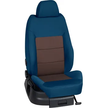 Potah sedadla Autopotahy Volkswagen CRAFTER / CRAFTER /2017->, CRAFTER (7 míst), STANDARD > OR 0401 (OR 0401 / Modrý bok)