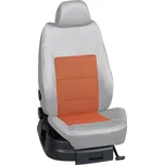 Autopotahy Volkswagen TOURAN / TOURAN /10.2015->, Touran (7 míst), KOŽENKA > OR 0406 (OR 0406 / Šedý koženkový bok)