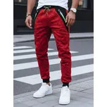 Pánské teplákové kalhoty UX4442 Barva: Červená, Velikost: M