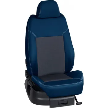 Potah sedadla Autopotahy Volkswagen CRAFTER / CRAFTER /2017->, CRAFTER (5 míst), KOMFORT > OR 0430 (OR 0430 / Modrý bok)