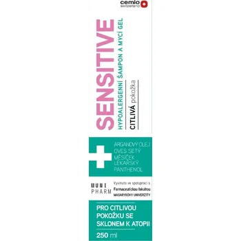 Šampon Cemio Sensitive hypoalergenní šampon a mycí gel 250 ml