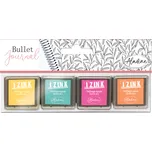 Inkoust IZINK, rychleschnoucí - sada do diáře Pastel, 4 ks