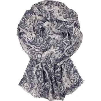 Šátek Bavlněný šátek se vzorem Ganga modrá