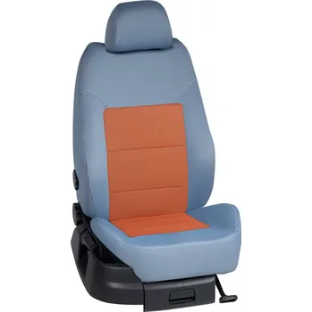 Potah sedadla Autopotahy Volkswagen TOURAN / TOURAN /2003-09.2010, Touran, KOMFORT > OR 0406 (OR 0406 / Světle modrý bok)