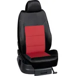 Autopotahy Volkswagen TOURAN / TOURAN /10.2010-09.2015, Touran (7 míst), KOŽENKA > OR 0305 (OR 0305 / Černý koženkový bok)