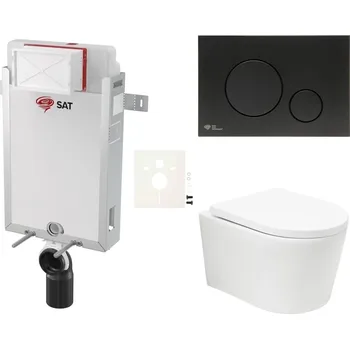 Klozet Siko Závěsný wc set k zazdění SAT BREVIS SZBRTOR68
