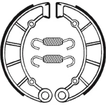 Nářadí na motocykly TECNIUM Street Organic Brzdové čelisti - BA091 BA091