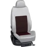 Autopotahy Volkswagen TOURAN / TOURAN /10.2010-09.2015, Touran (7 míst), KOŽENKA > OR 0362 (OR 0362 / Šedý koženkový bok)