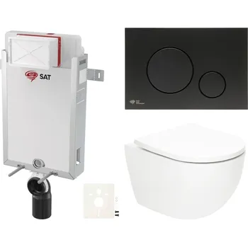 Klozet Siko Závěsný WC set k zazdění SAT Fusion SZTORFU68
