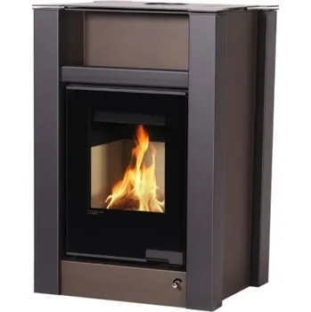 Krbová kamna HS Flamingo Aquaflam Vario Lend 11kW hnědá - sametová