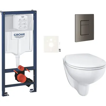 Klozet Grohe Závěsný wc set do lehkých stěn / předstěnová montáž Bau Ceramic SIKOGRSBAUSCAL0
