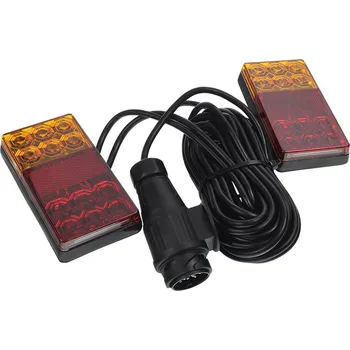 Auto elektroinstalace HERMON Sdružená světla s magnetem 16LED s kabeláží 13pin / 7,5 + 2,5 m