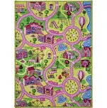 Associated Weavers Hravý dětský kusový koberec Sweet Town, protiskluzový, 140x200 cm Rozměry koberců: 95x133
