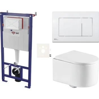 Klozet Siko Závěsný wc set do lehkých stěn / předstěnová SAT SSREX7220K