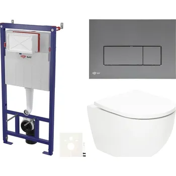 Klozet Siko Závěsný WC set do lehkých stěn / předstěnová SAT Fusion SSTORFUGMM