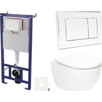 Klozet Siko Závěsný WC set do lehkých stěn / předstěnová SAT Fusion SSTORFU21