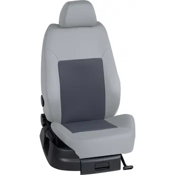 Potah sedadla Autopotahy Volkswagen CRAFTER / CRAFTER /2017->, CRAFTER (8 míst), STANDARD > K0022 (K0022 / Světle šedý bok)