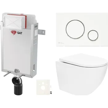 Klozet Siko Závěsný WC set k zazdění SAT SZTOR6770