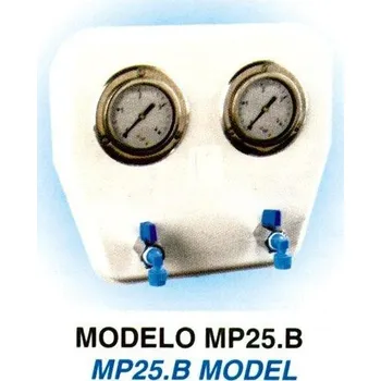 Spartan Dvojitý horizontální panel s dvěma glycerinovými manometry + ECO Taška z recyklované bavlny v hodnotě 119,-