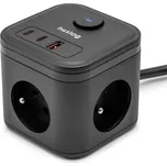 Huslog 20W 3xzásuvka, 2xUSB-C, 1xUSB (OWN000065) černý